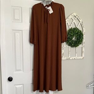 Rust Color Dress